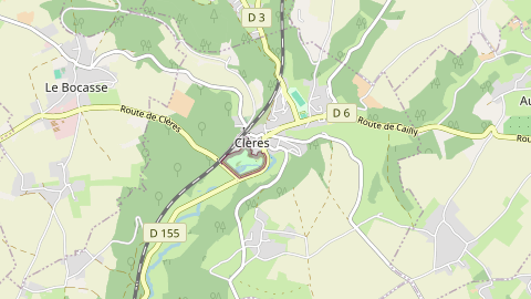 Carte de localisation de l'évènement
