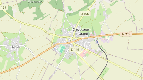 Carte de localisation de l'évènement
