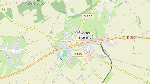 Carte de localisation de l'évènement