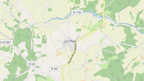 Carte de localisation de l'évènement