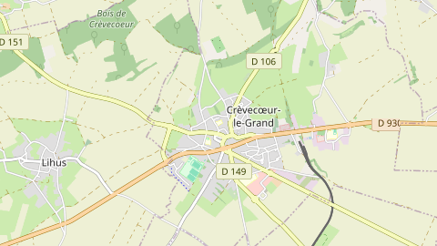 Carte de localisation de l'évènement