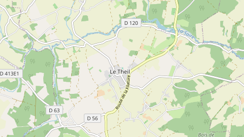 Carte de localisation de l'évènement
