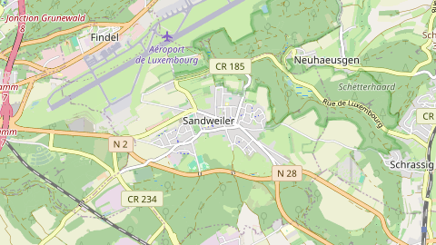 Carte de localisation de l'évènement