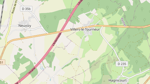 Carte de localisation de l'évènement