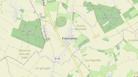 Carte de localisation de l'évènement