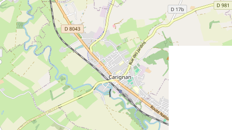 Carte de localisation de l'évènement