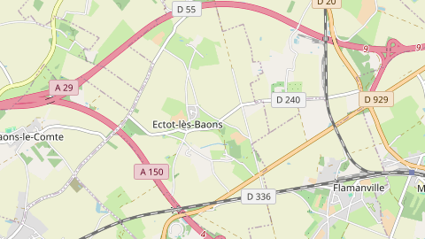 Carte de localisation de l'évènement