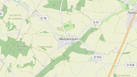 Carte de localisation de l'évènement