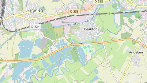 Carte de localisation de l'évènement