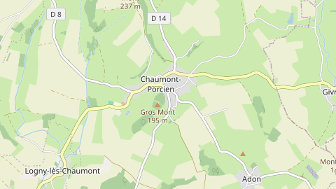 Carte de localisation de l'évènement