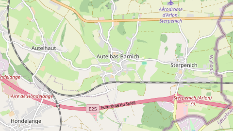 Carte de localisation de l'évènement