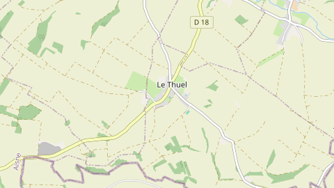 Carte de localisation de l'évènement