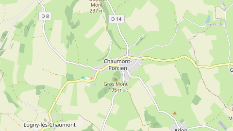 Carte de localisation de l'évènement