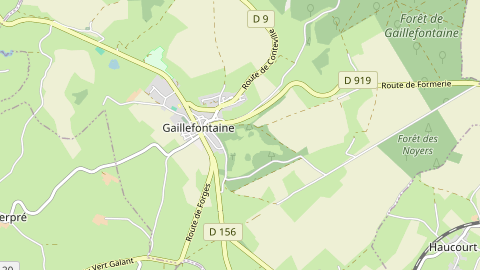 Carte de localisation de l'évènement
