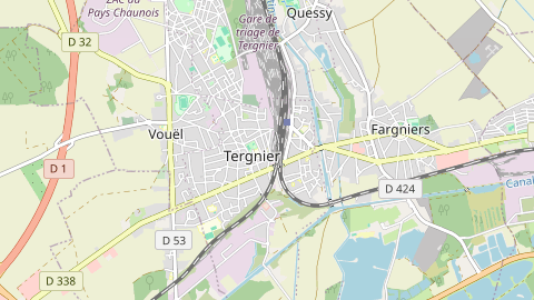 Carte de localisation de l'évènement