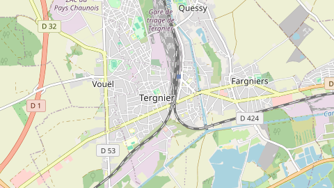 Carte de localisation de l'évènement