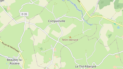 Carte de localisation de l'évènement