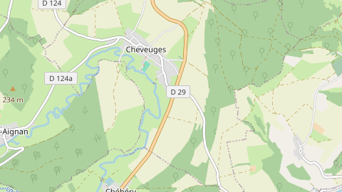 Carte de localisation de l'évènement