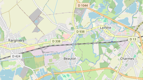 Carte de localisation de l'évènement