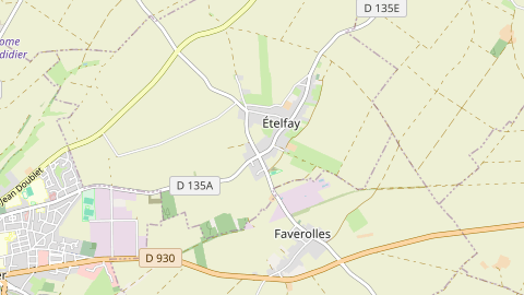 Carte de localisation de l'évènement
