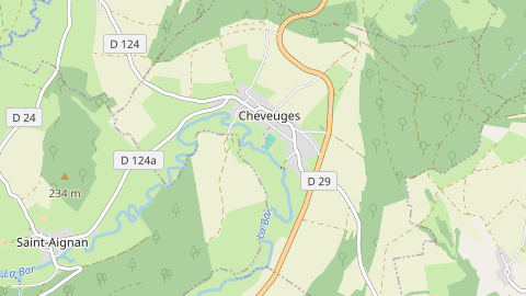 Carte de localisation de l'évènement