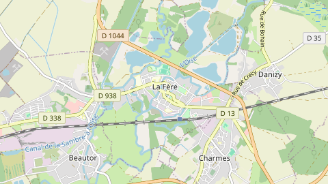 Carte de localisation de l'évènement