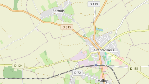 Carte de localisation de l'évènement