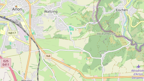 Carte de localisation de l'évènement