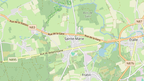 Carte de localisation de l'évènement
