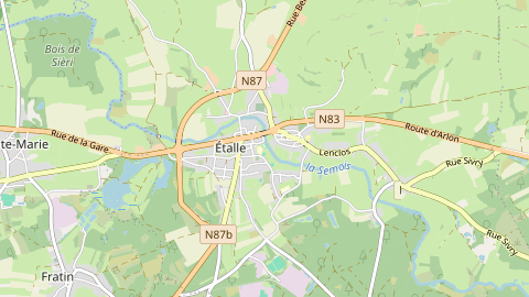 Carte de localisation de l'évènement