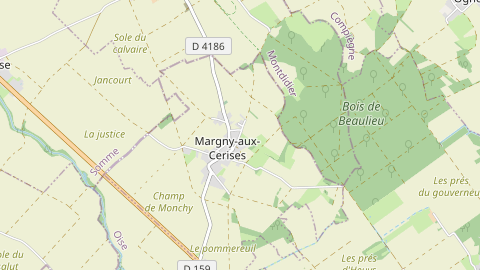 Carte de localisation de l'évènement