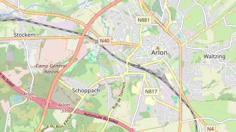 Carte de localisation de l'évènement