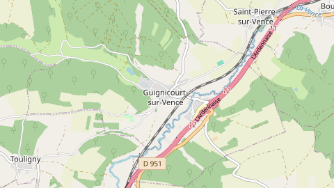 Carte de localisation de l'évènement