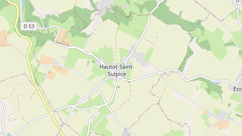 Carte de localisation de l'évènement