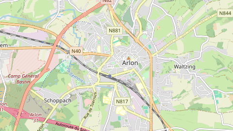 Carte de localisation de l'évènement