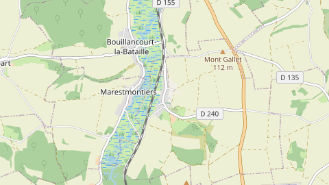 Carte de localisation de l'évènement