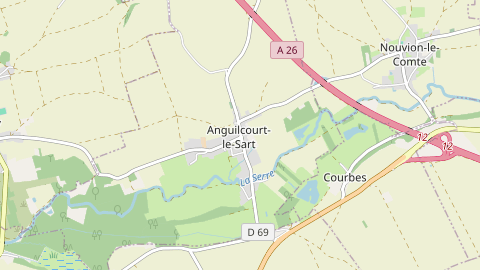 Carte de localisation de l'évènement