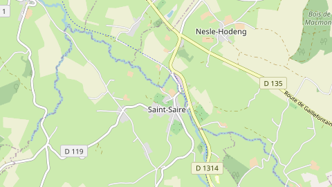 Carte de localisation de l'évènement