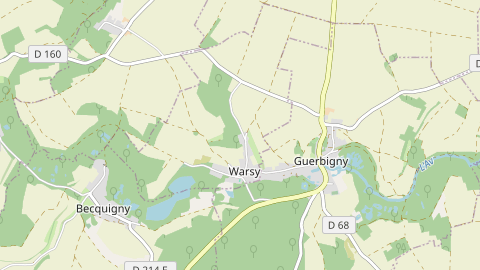 Carte de localisation de l'évènement