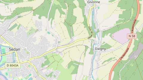 Carte de localisation de l'évènement