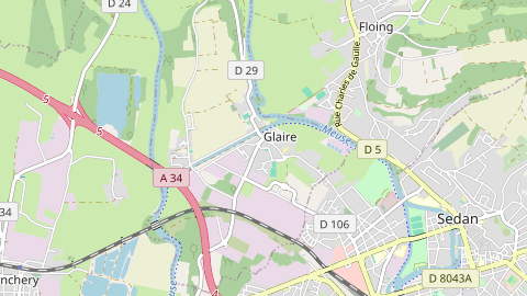 Carte de localisation de l'évènement