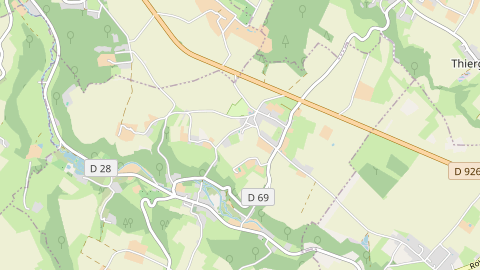 Carte de localisation de l'évènement