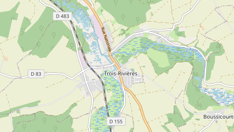 Carte de localisation de l'évènement