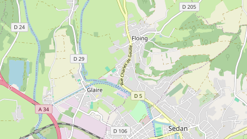 Carte de localisation de l'évènement