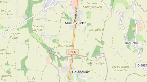 Carte de localisation de l'évènement