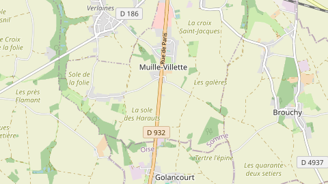Carte de localisation de l'évènement