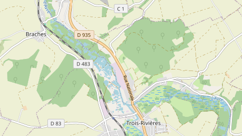 Carte de localisation de l'évènement