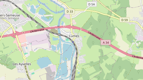 Carte de localisation de l'évènement