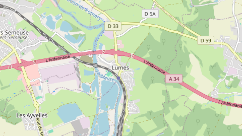Carte de localisation de l'évènement
