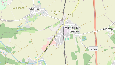 Carte de localisation de l'évènement